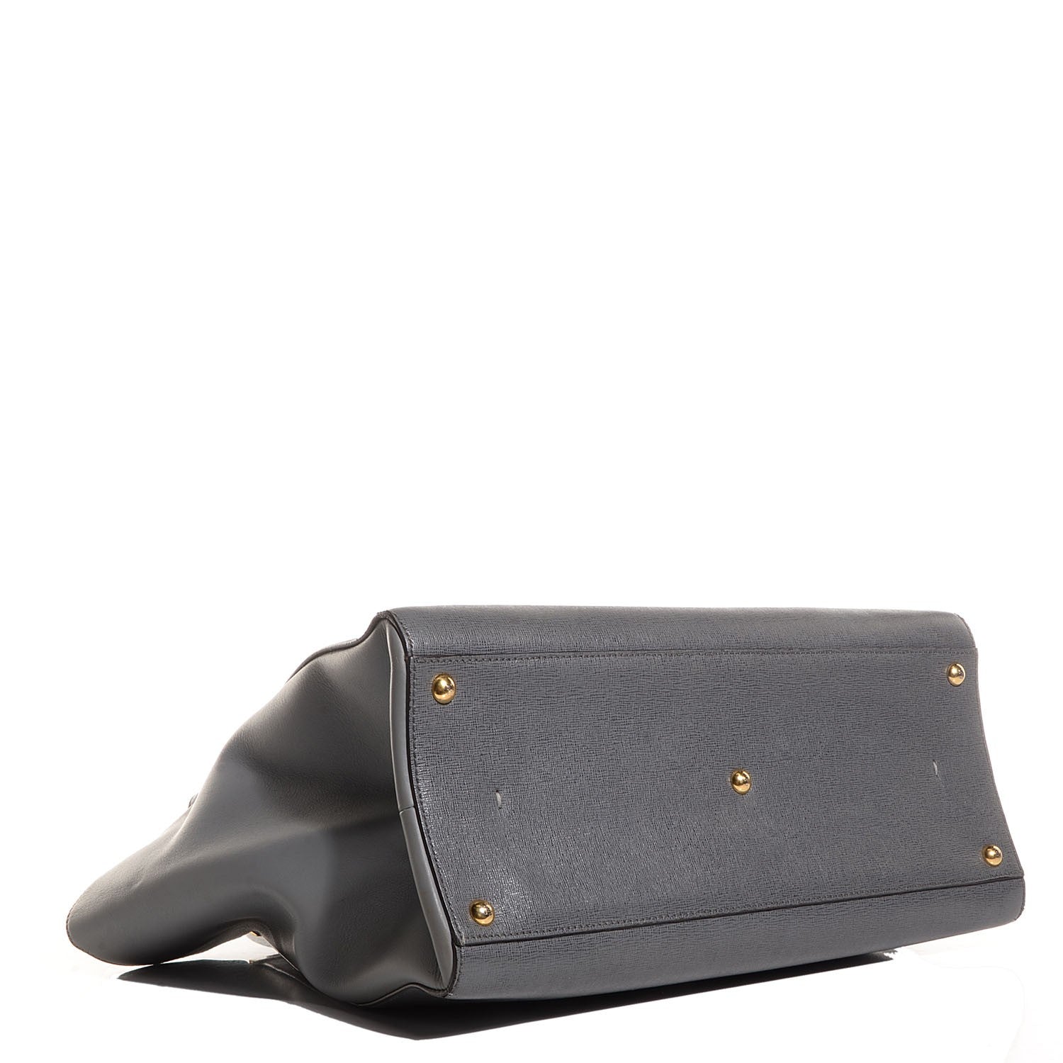 Fendi Vitello Elite Large 3Jours Tote Grigio 4 of 13