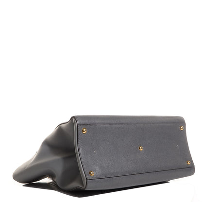 Fendi Vitello Elite Large 3Jours Tote Grigio 4 of 13