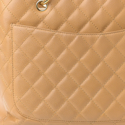 Chanel Caviar Quilted Grand Shopping Tote GST Beige 11 of 19