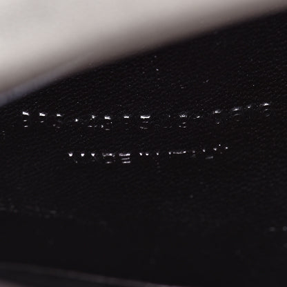 Saint Laurent Sheepskin Matelasse Chevron Monogram Mini College Bag Dark Anthracite 6 of 8