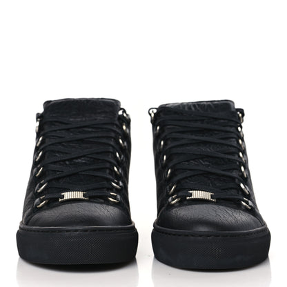 Balenciaga Agneau Arena Opaque Mens High Top Sneakers 41 Black 2 of 9