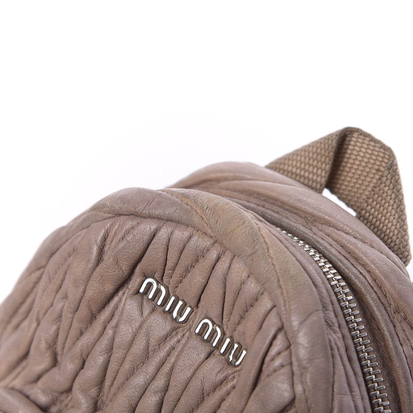 Nappa Matelasse Mini Backpack Cipria