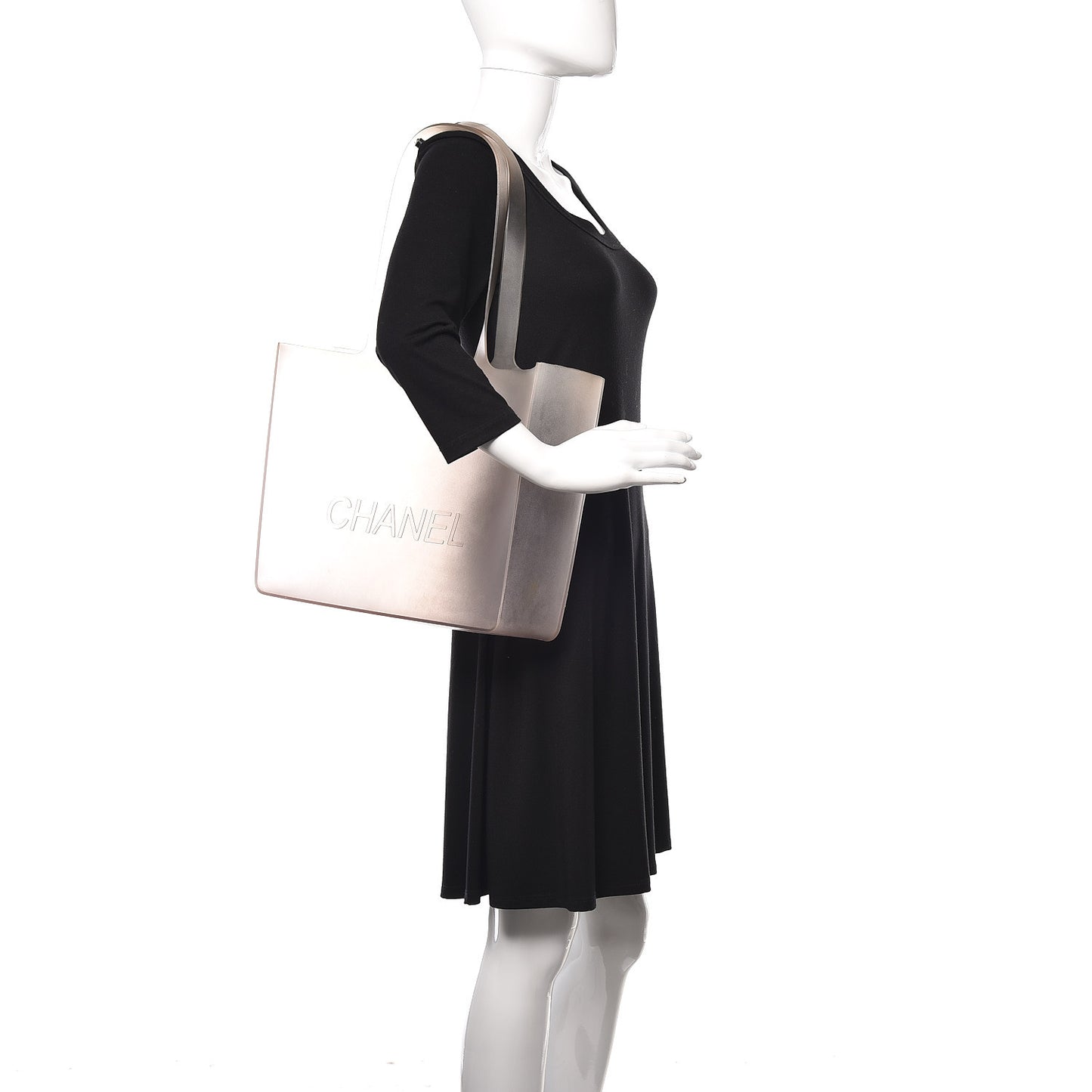 Jelly Rubber Tote Gray