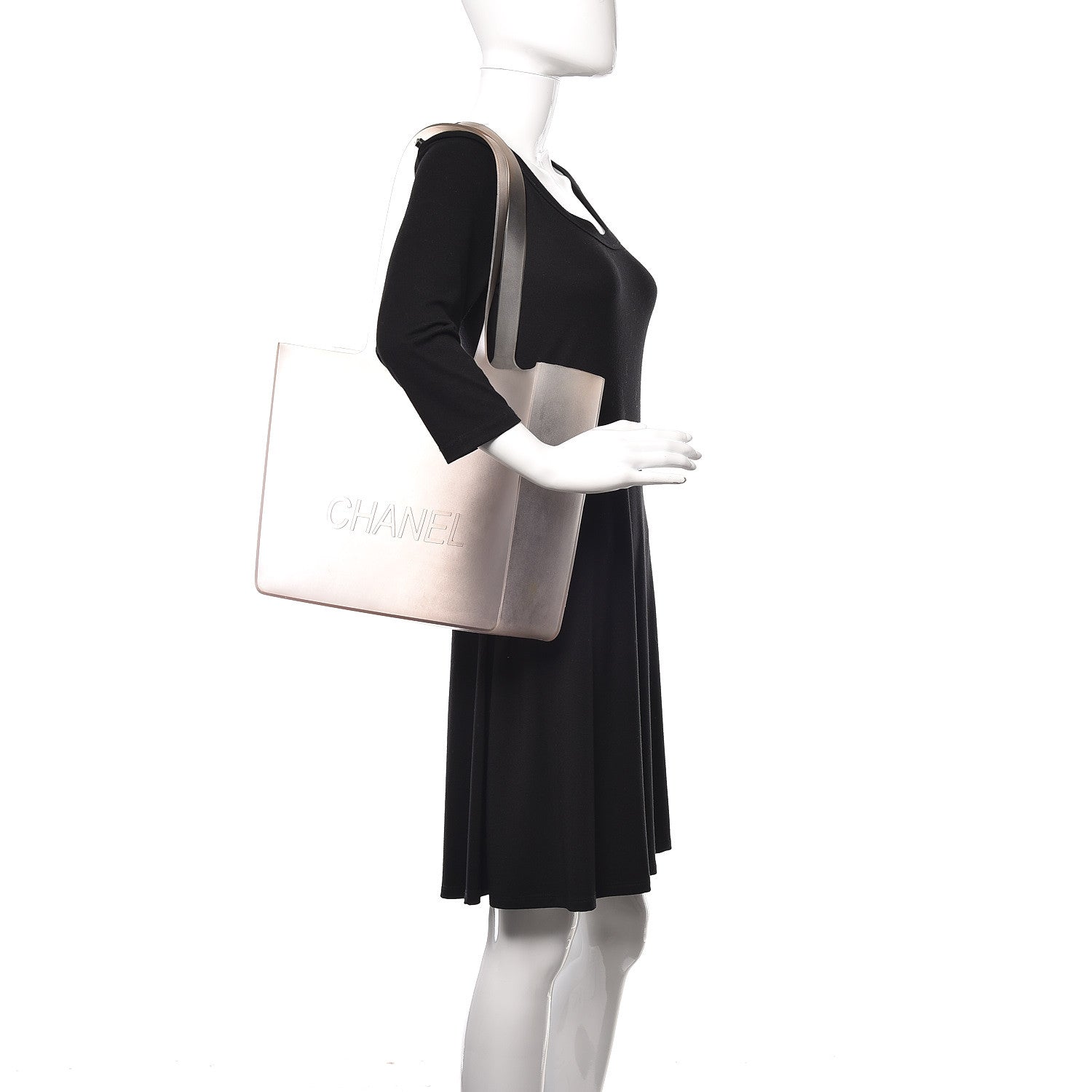Chanel Jelly Rubber Tote Gray 2 of 20