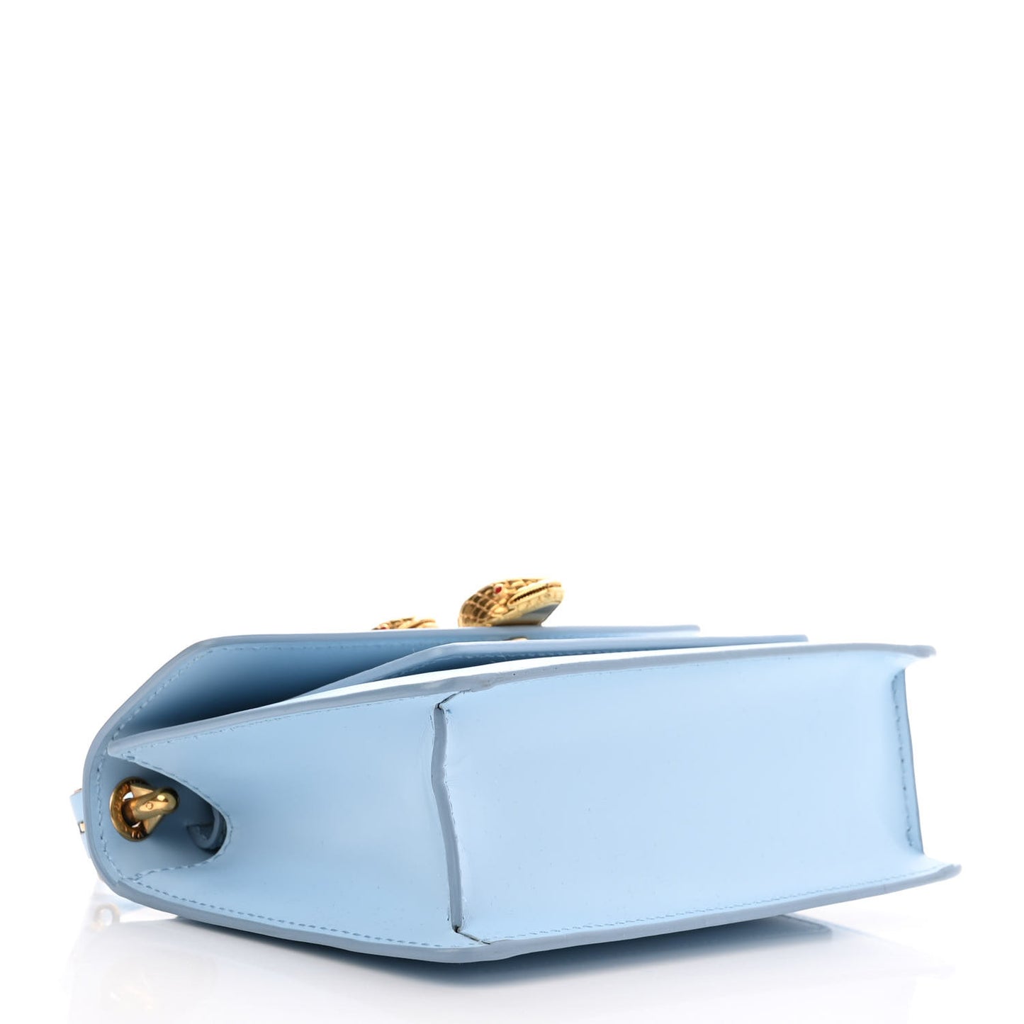 x ALEXANDER WANG Calfskin Serpenti Top Handle Belt Bag Baby Blue