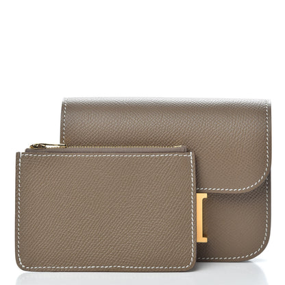 Hermes Epsom Constance Slim Wallet Etoupe 3 of 8
