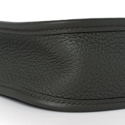 Hermes Taurillon Clemence Evelyne TPM Vert De Gris 7 of 9