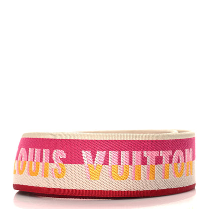 Louis Vuitton Jacquard Speedy Bandouliere 20 Shoulder Strap Fuchsia 2 of 3