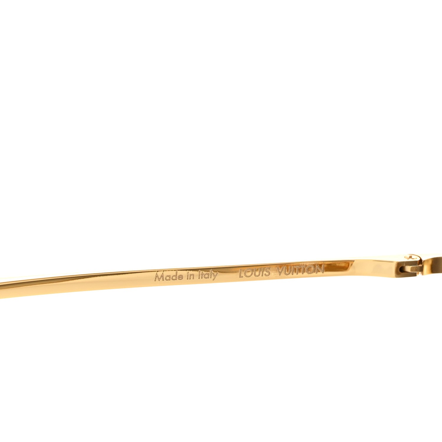 Louis Vuitton Metal LV Star Cat Eye Sunglasses Z1867U Gold 5 of 8