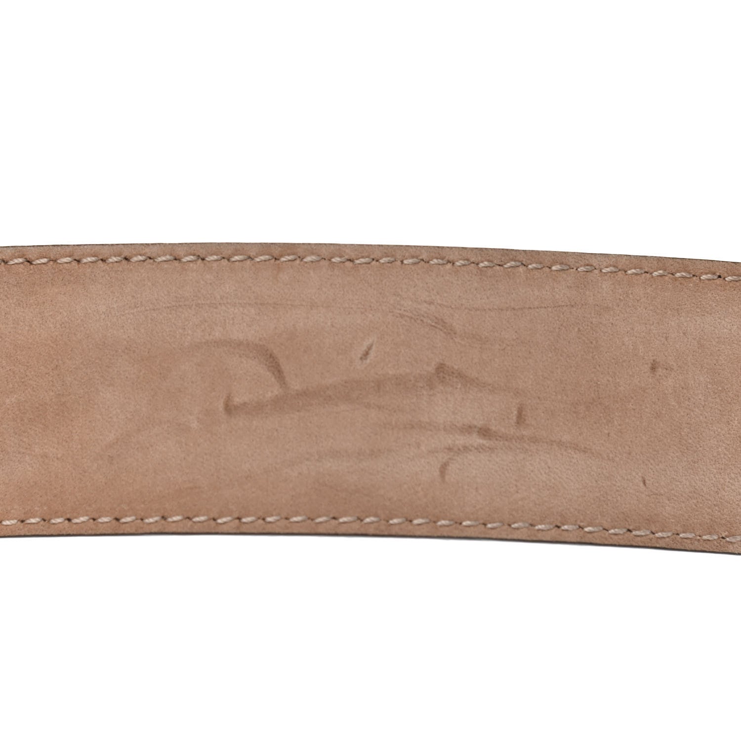 Gucci Moon Calfskin Interlocking G 37mm Belt 115 46 Storm Grey 6 of 8