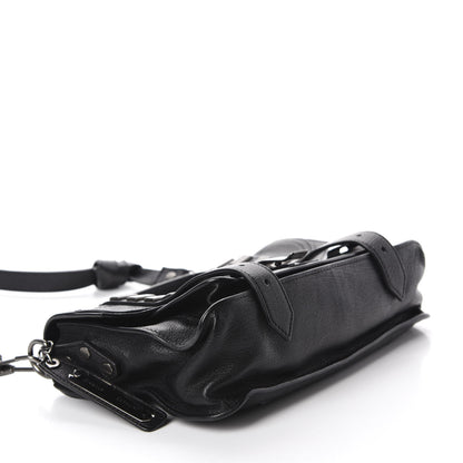 Proenza Schouler Lambskin Stud Tiny PS1 Satchel Black 4 of 11