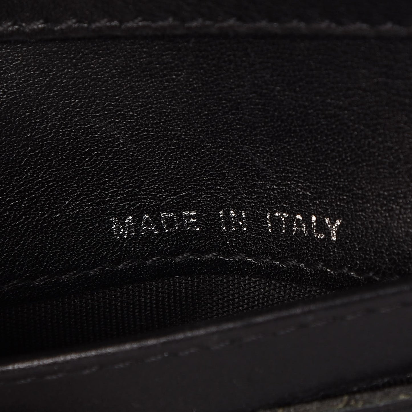 Patent Quilted Brilliant Compact Wallet Black