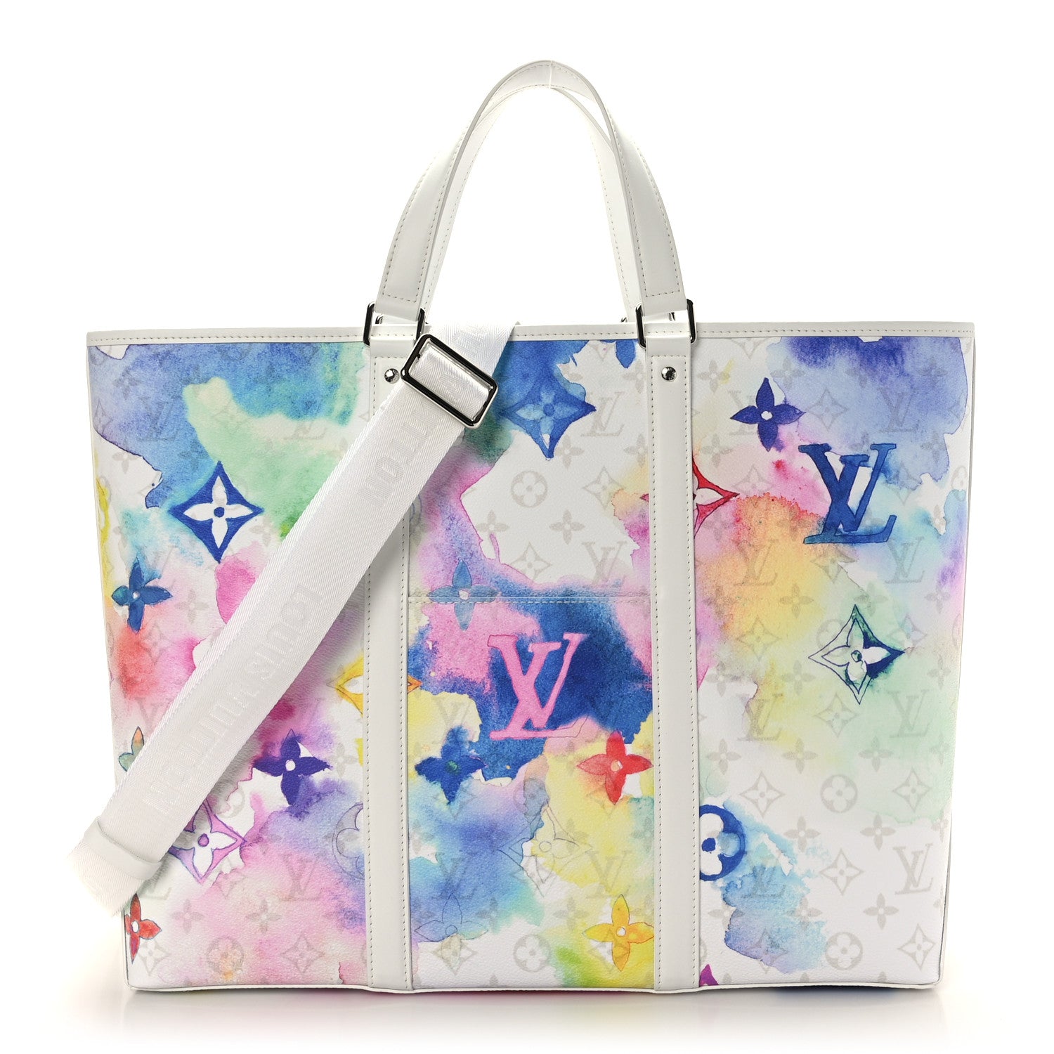 Louis Vuitton Monogram Watercolor New Tote GM Multicolor 1 of 8