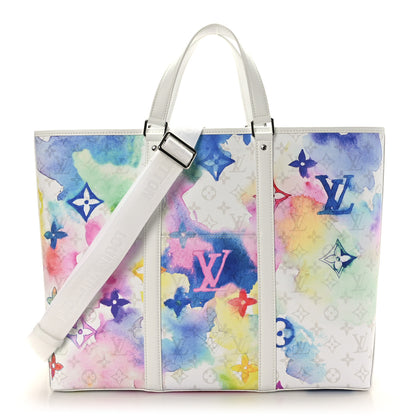 Louis Vuitton Monogram Watercolor New Tote GM Multicolor 1 of 8