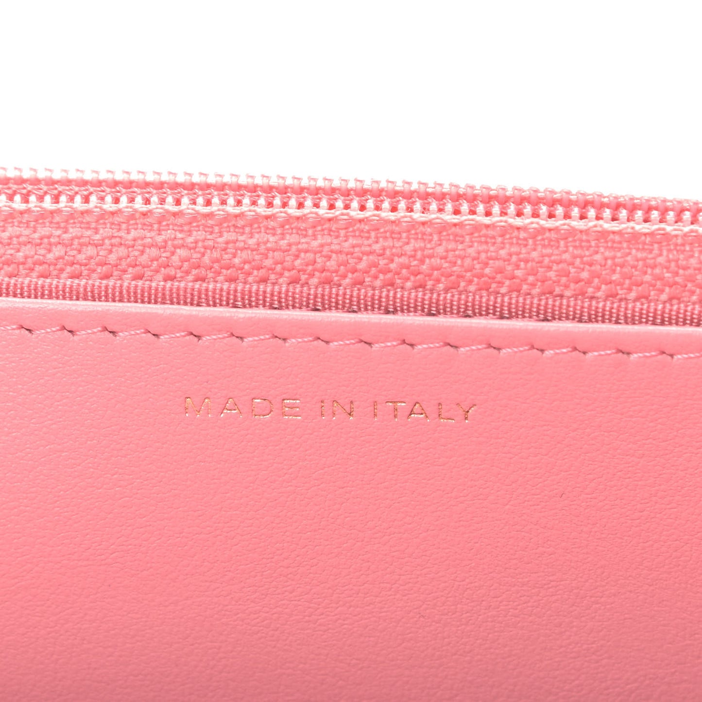 Caviar Camellia Embossed Wallet On Chain WOC Light Pink