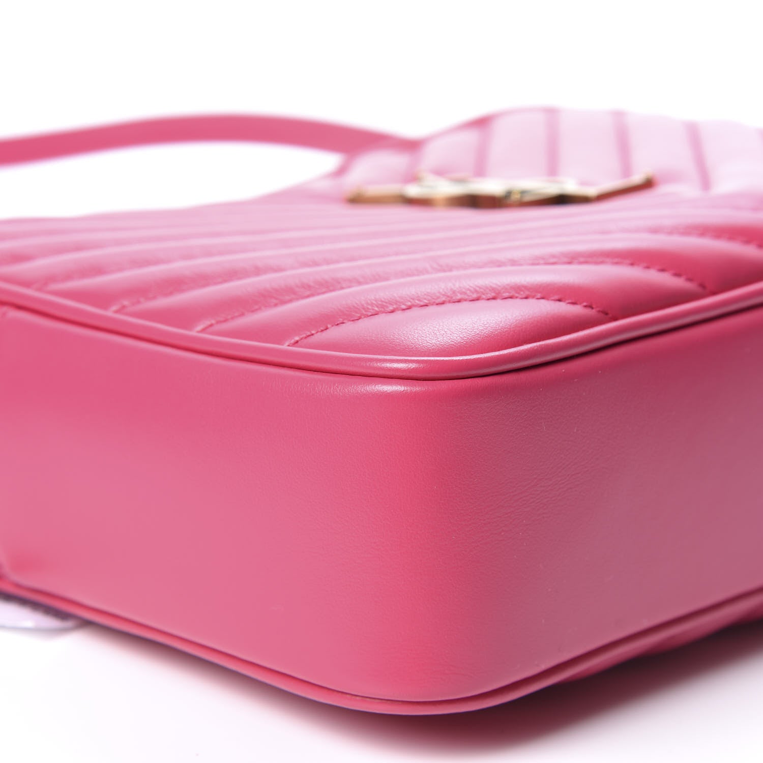 Saint Laurent Calfskin Matelasse Monogram Lou Camera Bag Fresh Fuxia 5 of 9