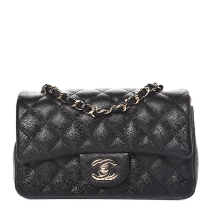 Chanel Caviar Quilted Mini Rectangular Flap Black 1 of 8
