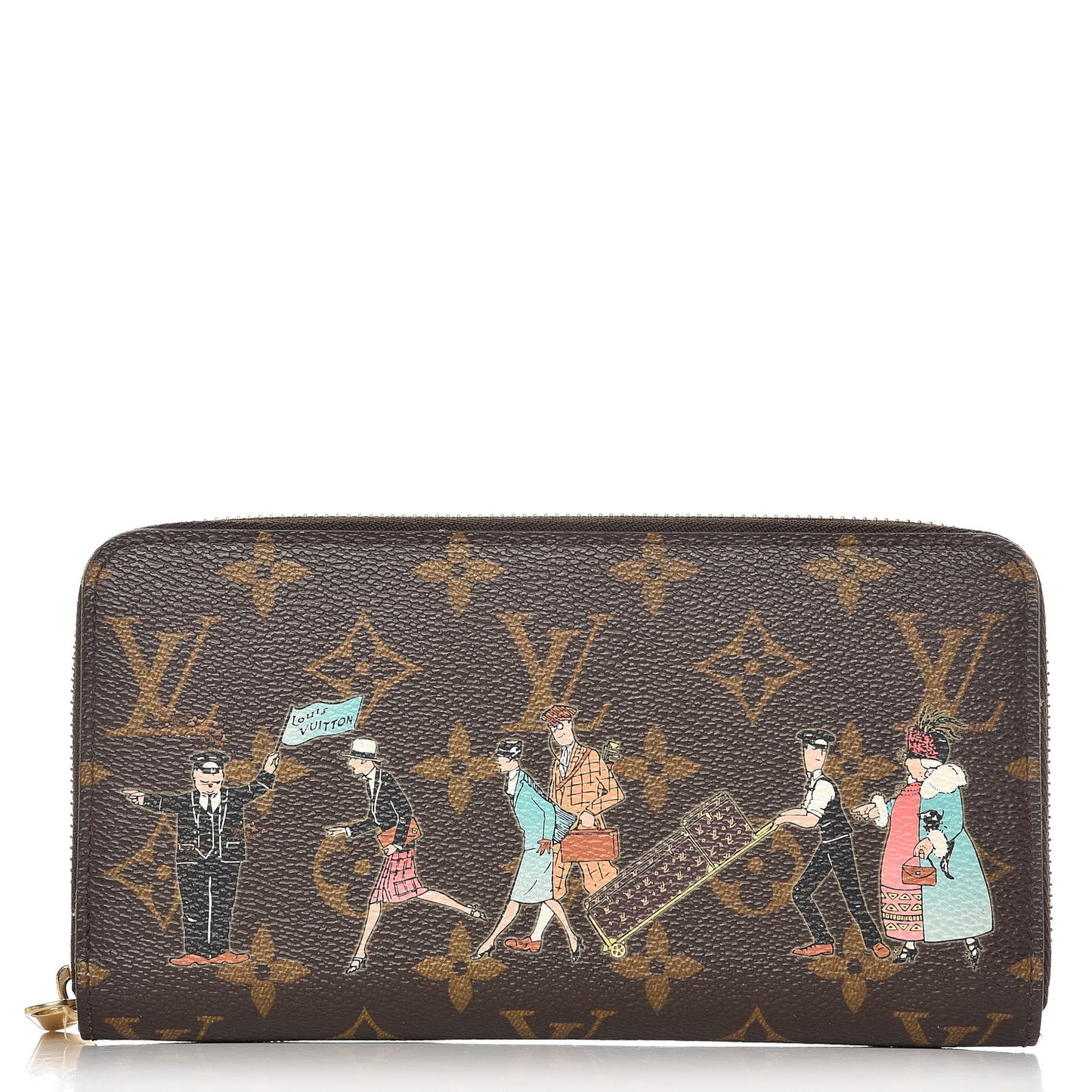 Monogram Illustre Zippy Wallet Rose