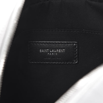 Saint Laurent Calfskin Small Lou Camera Bag Icy White 6 of 10