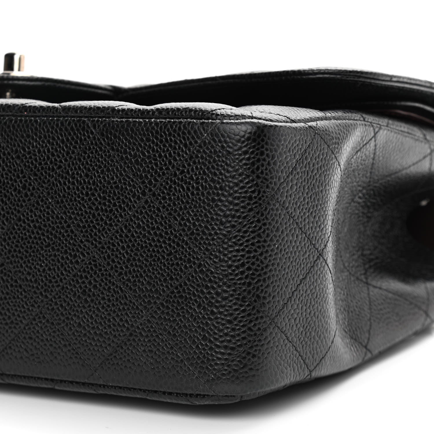 Chanel Caviar Quilted Jumbo Double Flap Black 10 of 11