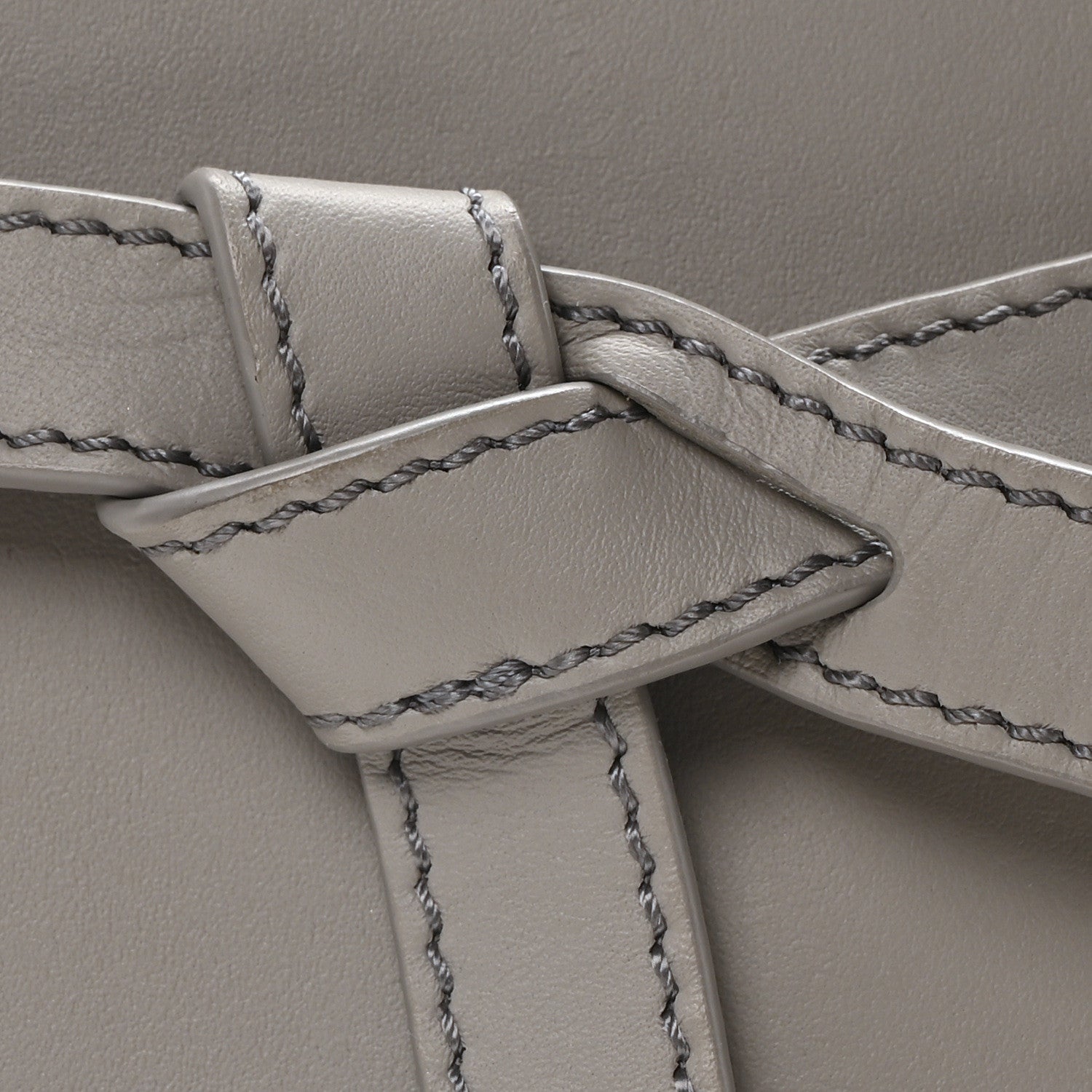 Loewe Calfskin Jacquard Mini Gate Dual Bag Ash Grey 7 of 9