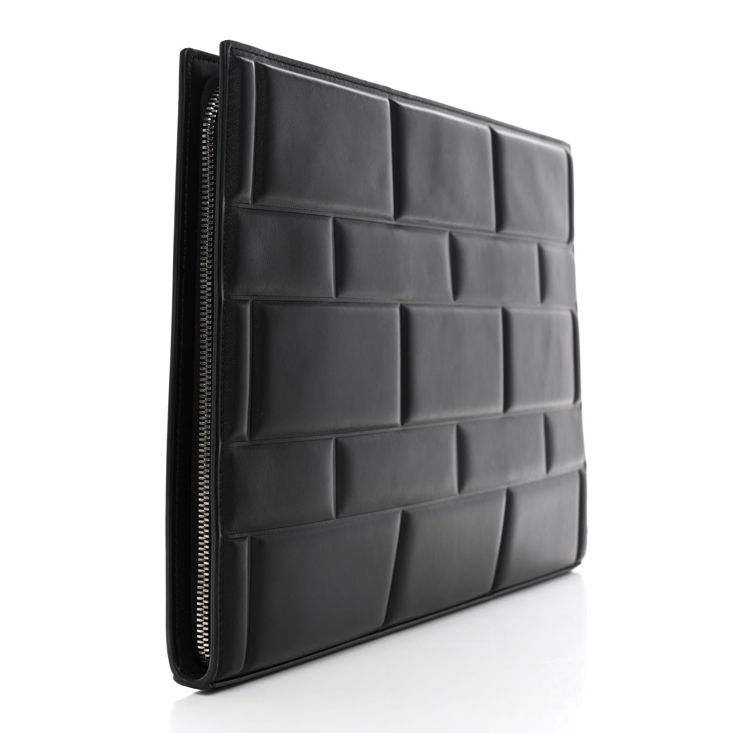 Bottega Veneta Embossed Nappa Laptop Case Black 3 of 6