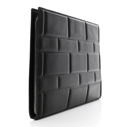 Bottega Veneta Embossed Nappa Laptop Case Black 3 of 6