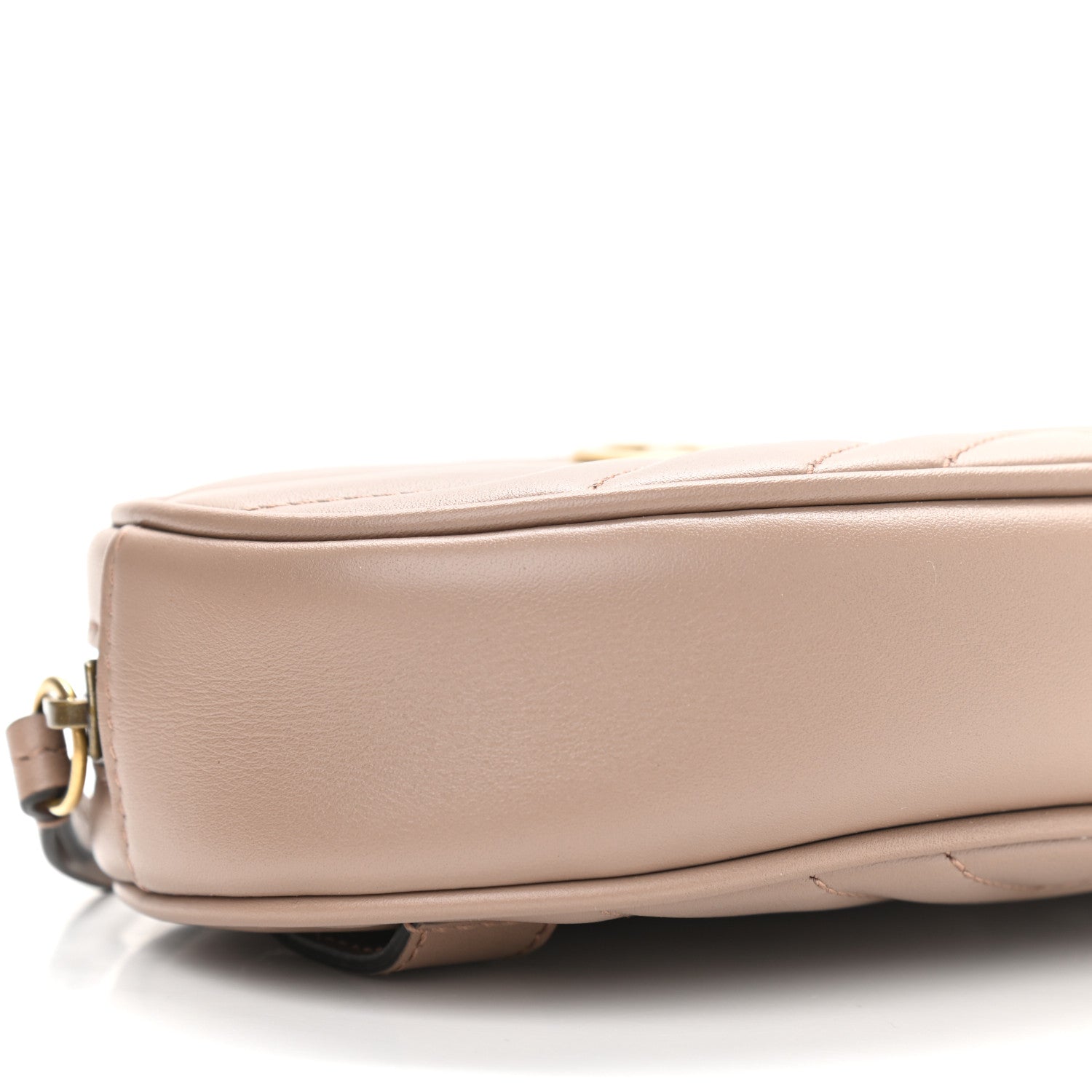 Gucci Calfskin Matelasse GG Marmont Belt Bag 85 34 Porcelain Rose 10 of 12