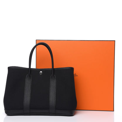 Hermes Toile Negonda Garden Party 30 TPM Black 10 of 10