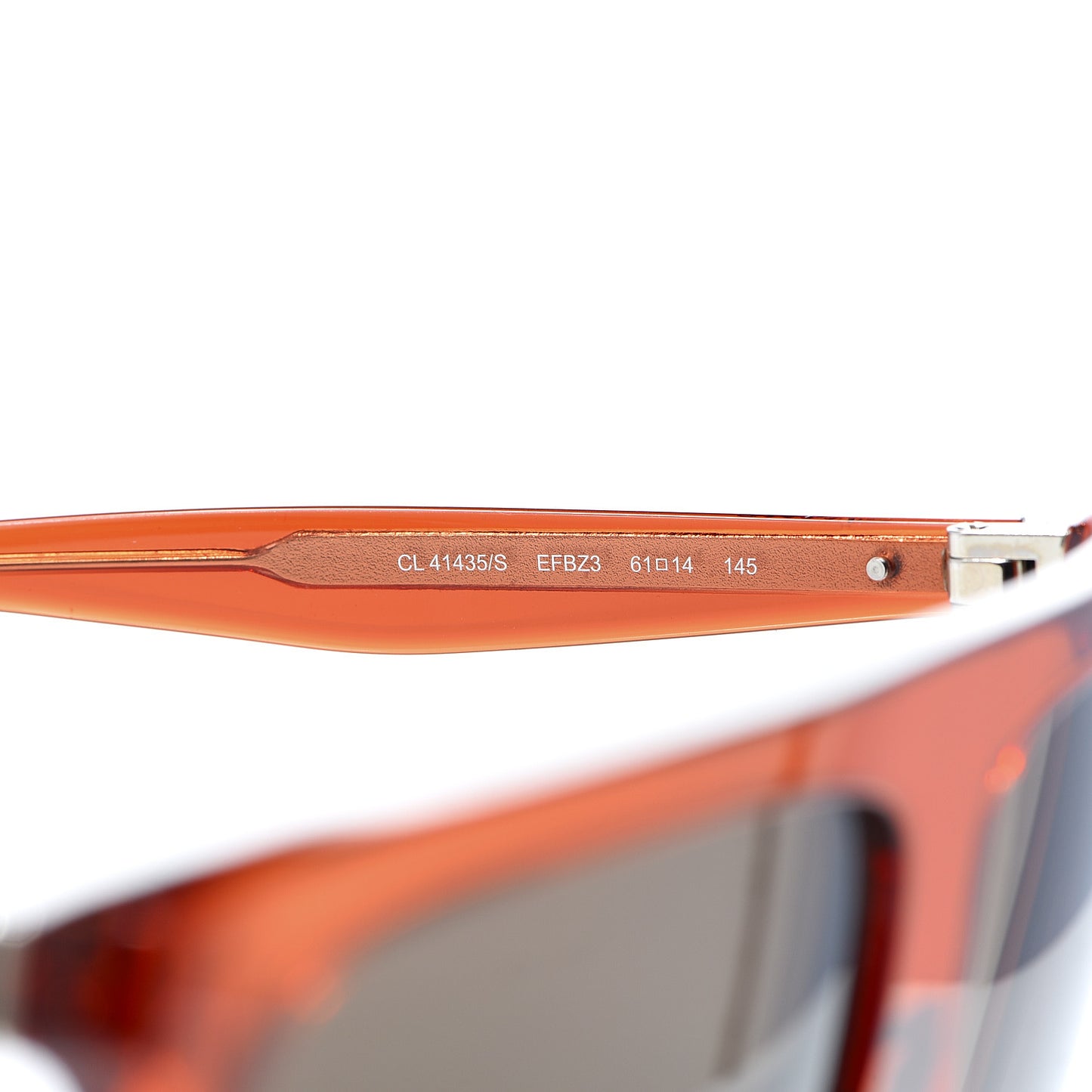 Acetate Thin Shadow Sunglasses CL41435/S Orange