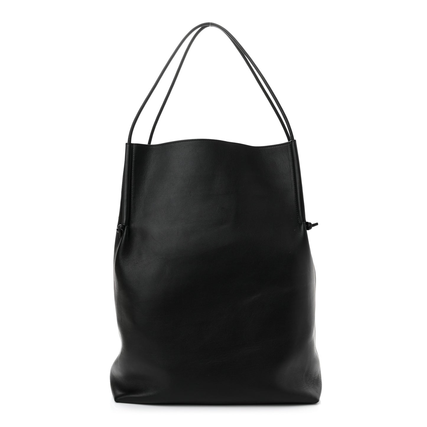 Nappa North South Tote Black