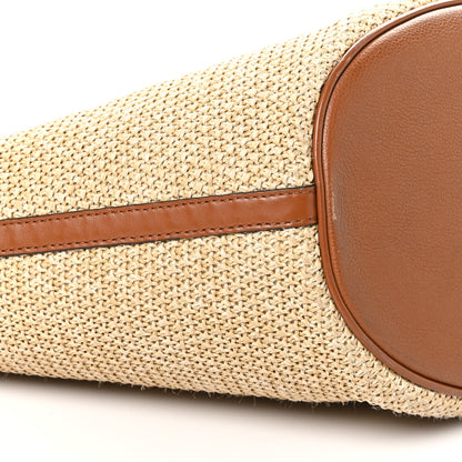 Louis Vuitton Raffia Saint Jacques Tote Caramel 8 of 10