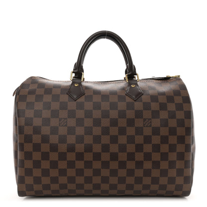 Louis Vuitton Damier Ebene Speedy 35 1 of 10