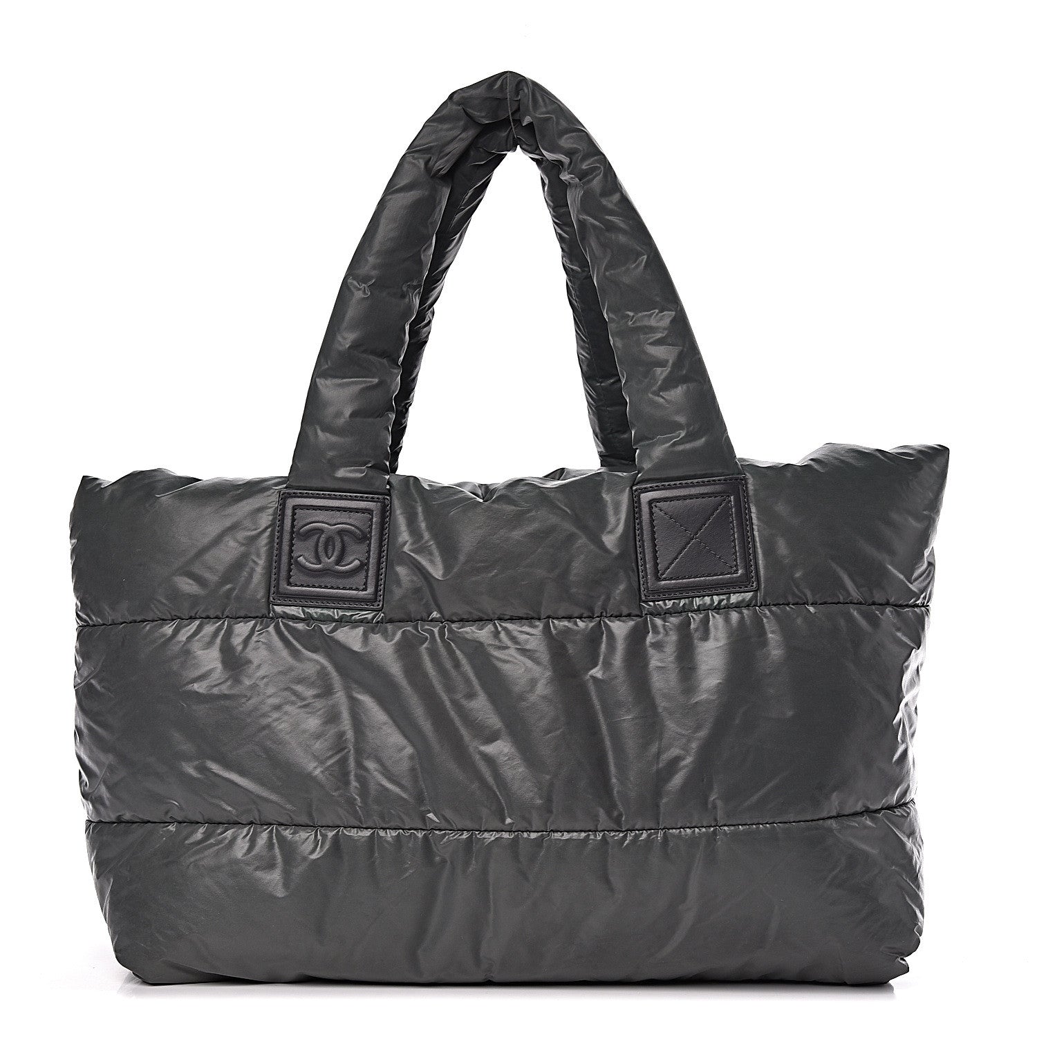Chanel Nylon Quilted Medium Coco Cocoon Reversible Tote Grey 1 of 20