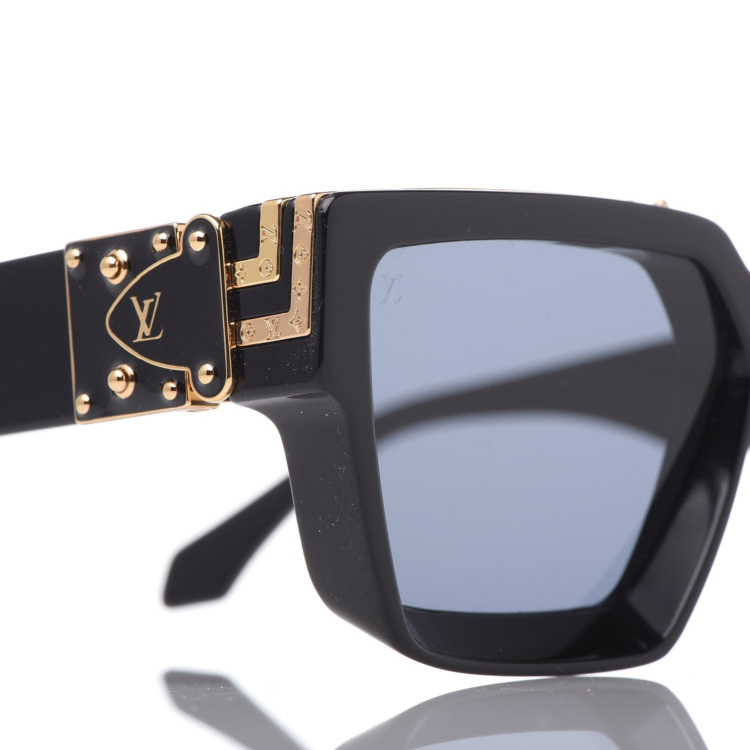 Louis Vuitton Acetate 1.1 Millionaires Sunglasses Z1165W Black 7 of 8