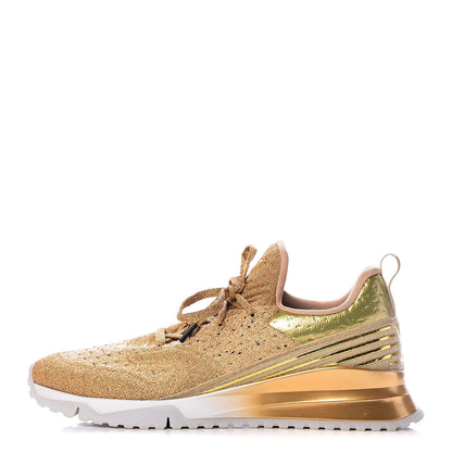 Louis Vuitton Technical Knit V.N.R Sneakers 9.5 Gold 1 of 11