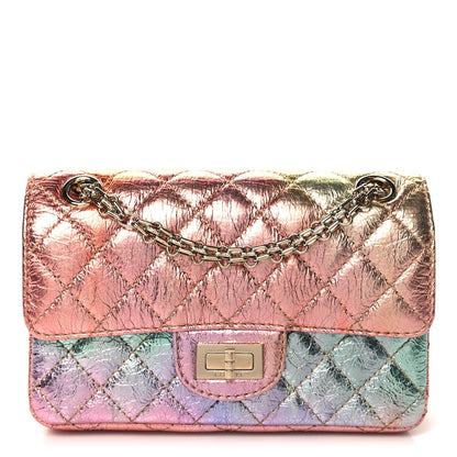 Chanel Metallic Goatskin Quilted Mini 2.55 Reissue Flap Multicolor 1 of 11