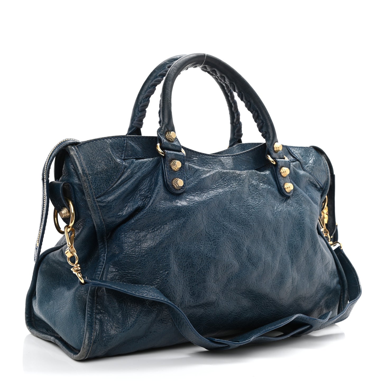Agneau Giant 12 Gold Hardware City Bleu Mineral