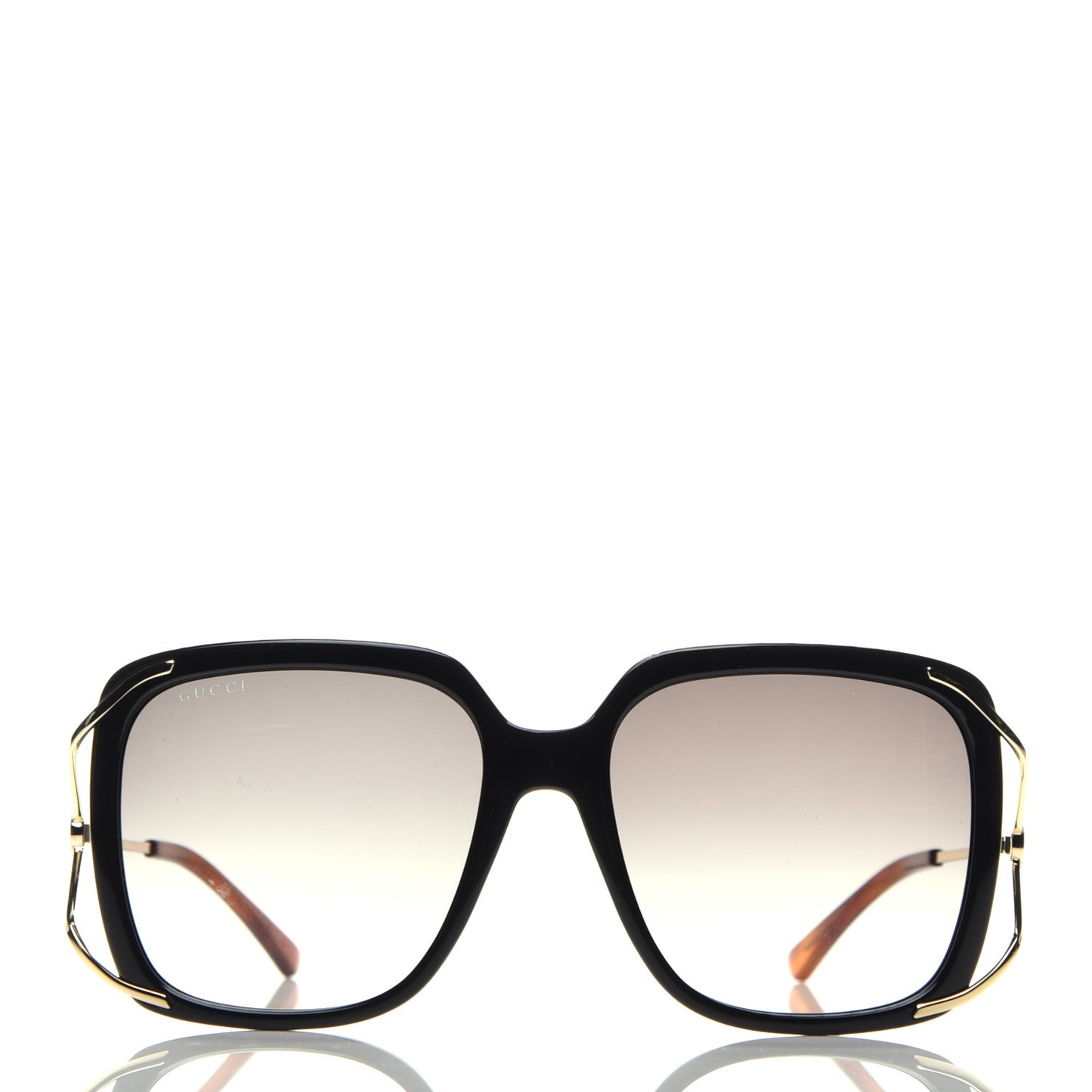 Acetate Butterfly Sunglasses GG0647S Black White