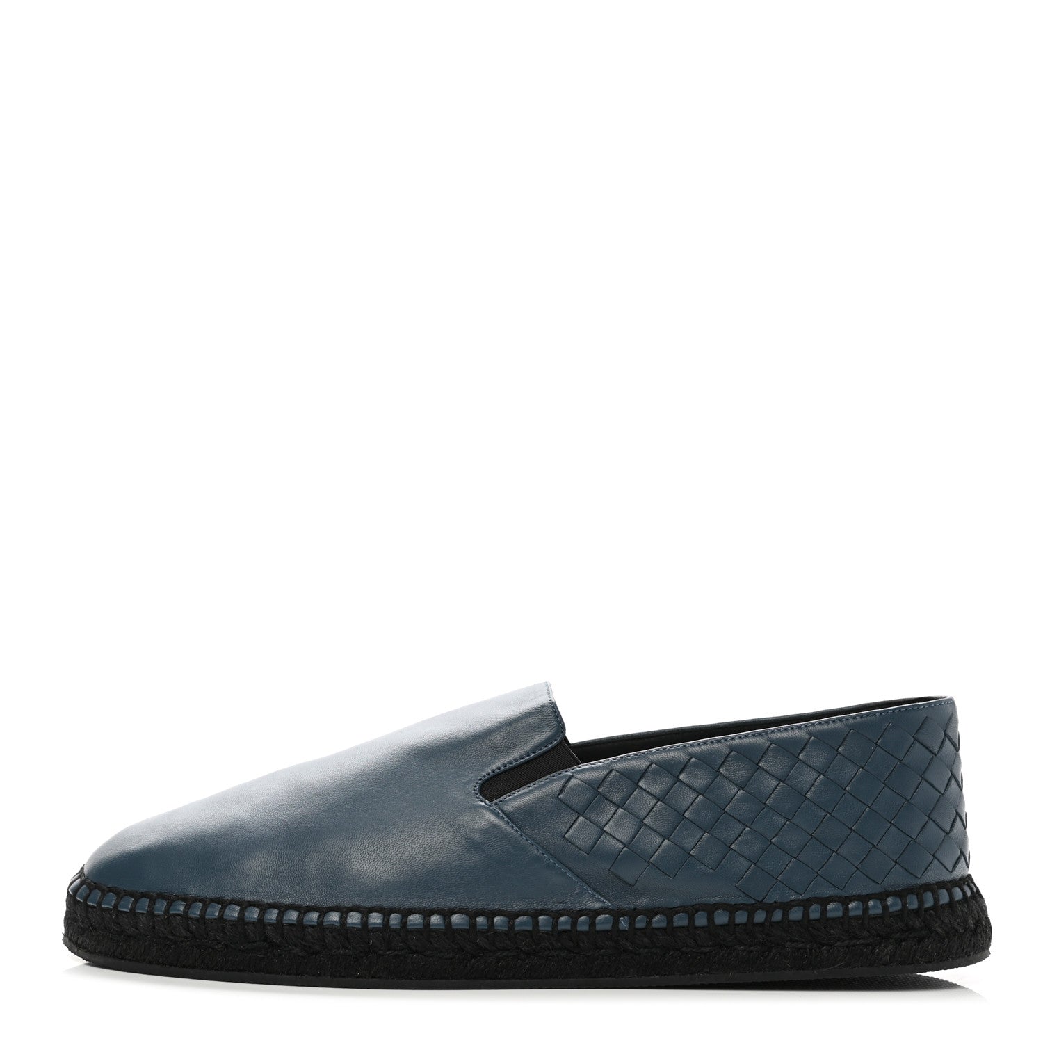 Bottega Veneta Nappa Intrecciato Mens Slip On Espadrilles 45 Denim 1 of 11