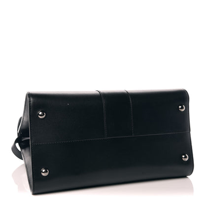Delvaux Calfskin MM L'Humour Brillant Satchel Black 4 of 9