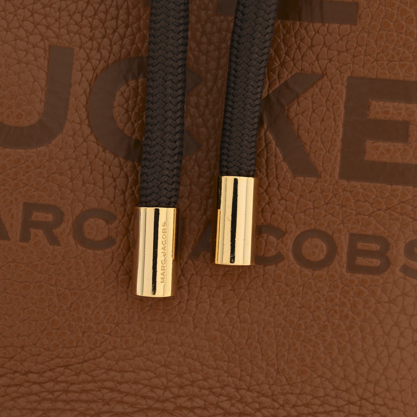 Grained Calfskin Mini The Bucket Bag Argan Oil