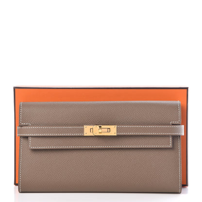 Hermes Epsom Kelly Longue Wallet Etoupe 8 of 8