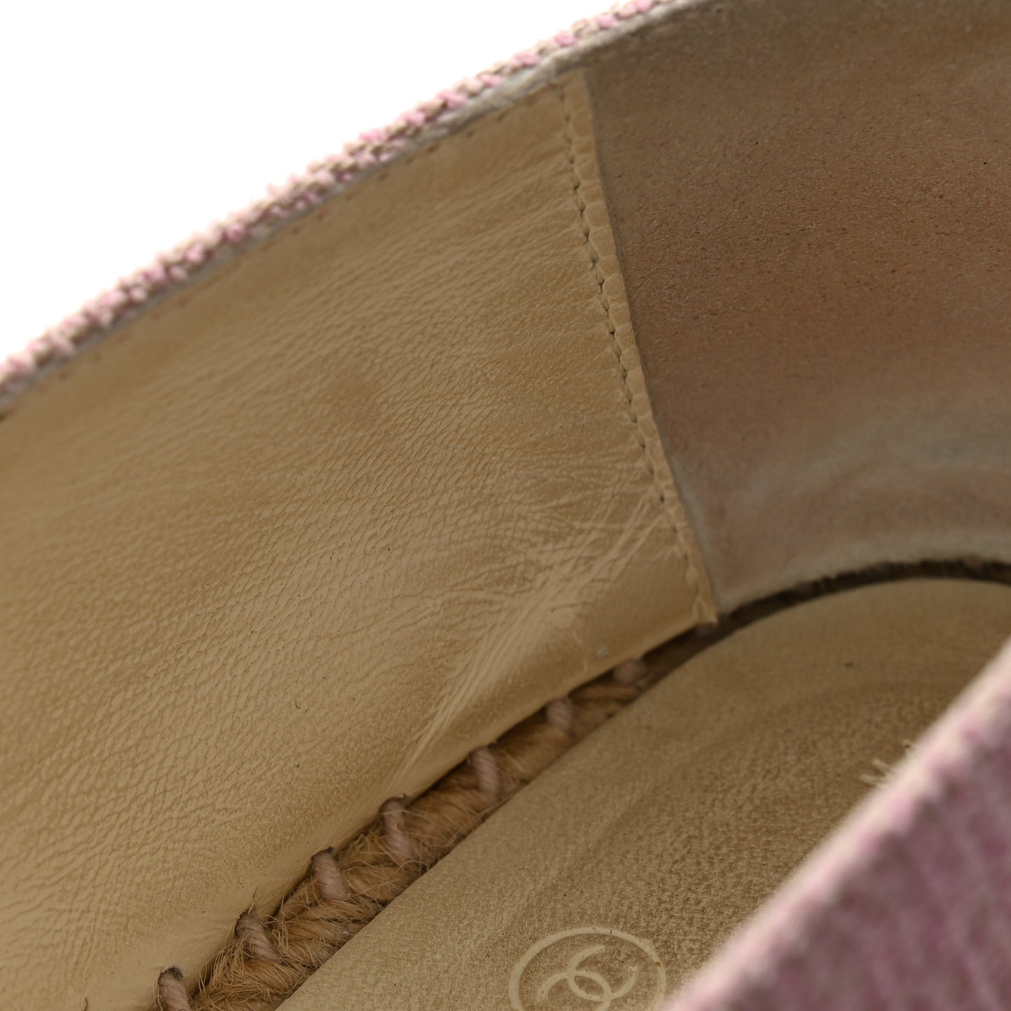 Toile Sequin CC Espadrilles 38 Pink Dark Pink