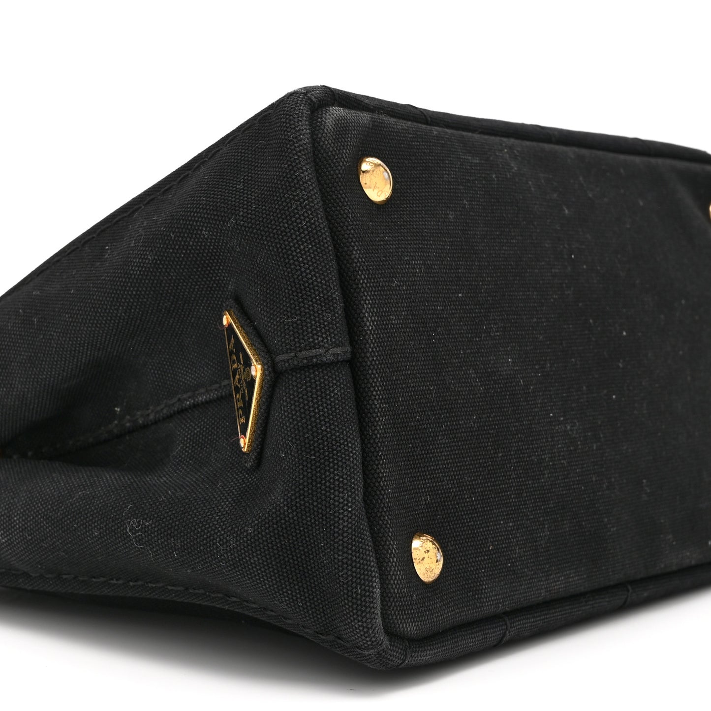 Canapa Small Logo Tote Black Talco