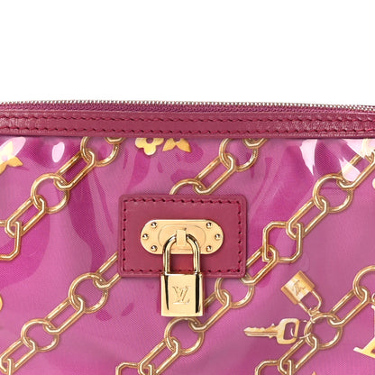 Louis Vuitton Monogram Charms Pochette Accessories Bag Fuchsia 7 of 9