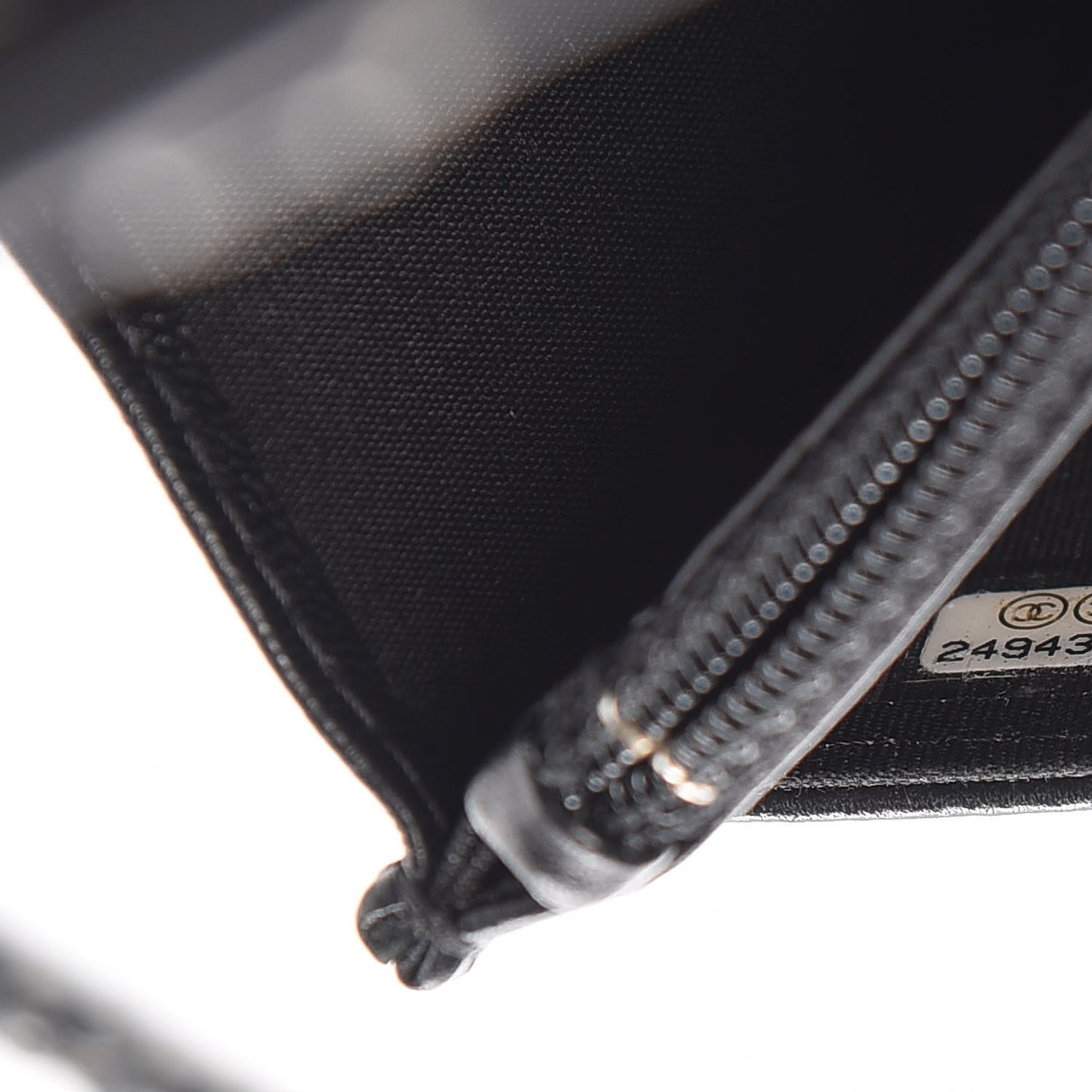 Lambskin Quilted Boy Wallet On Chain WOC So Black