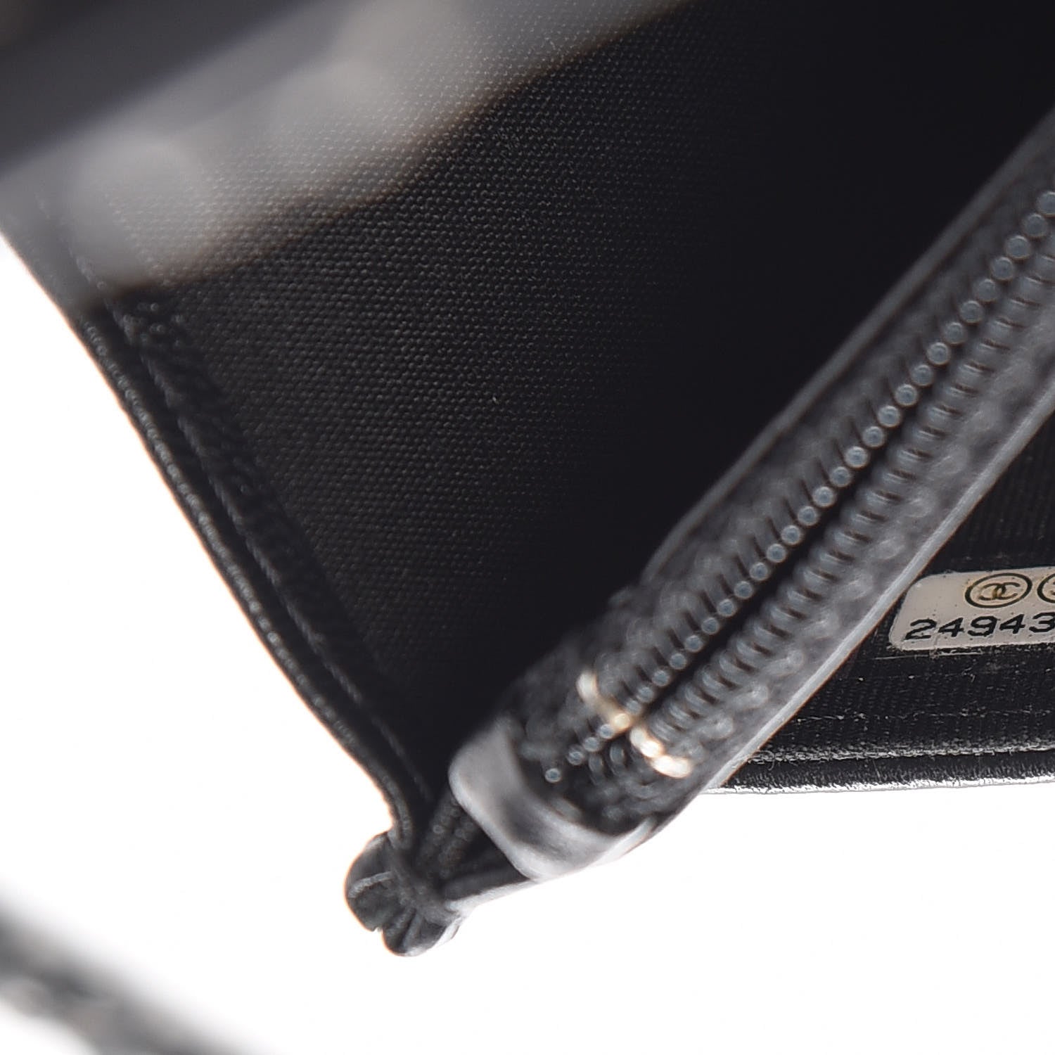 Chanel Lambskin Quilted Boy Wallet On Chain WOC So Black 8 of 12