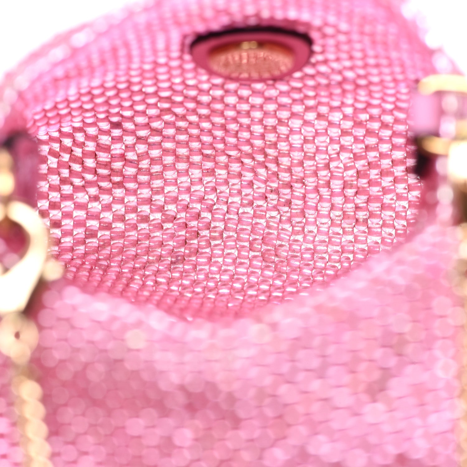 Fendi Glass Beaded Mini Pico Baguette Charm Orchidea 5 of 6