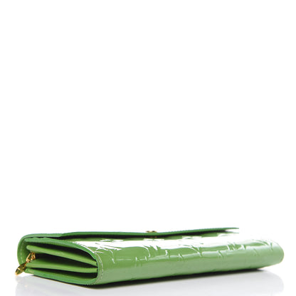 Louis Vuitton Vernis Sarah Wallet Vert Tonic 4 of 12